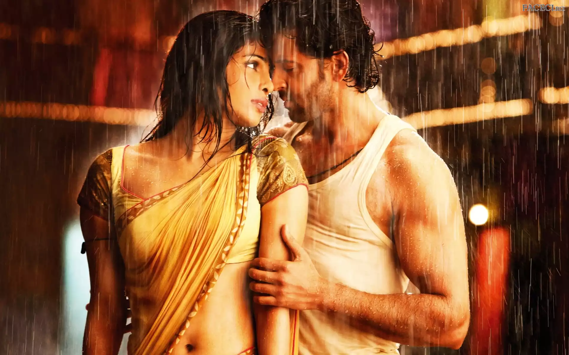 Hrithik Roshan, Priyanka Chopra, Bollywood, Deszcz, Aktorzy